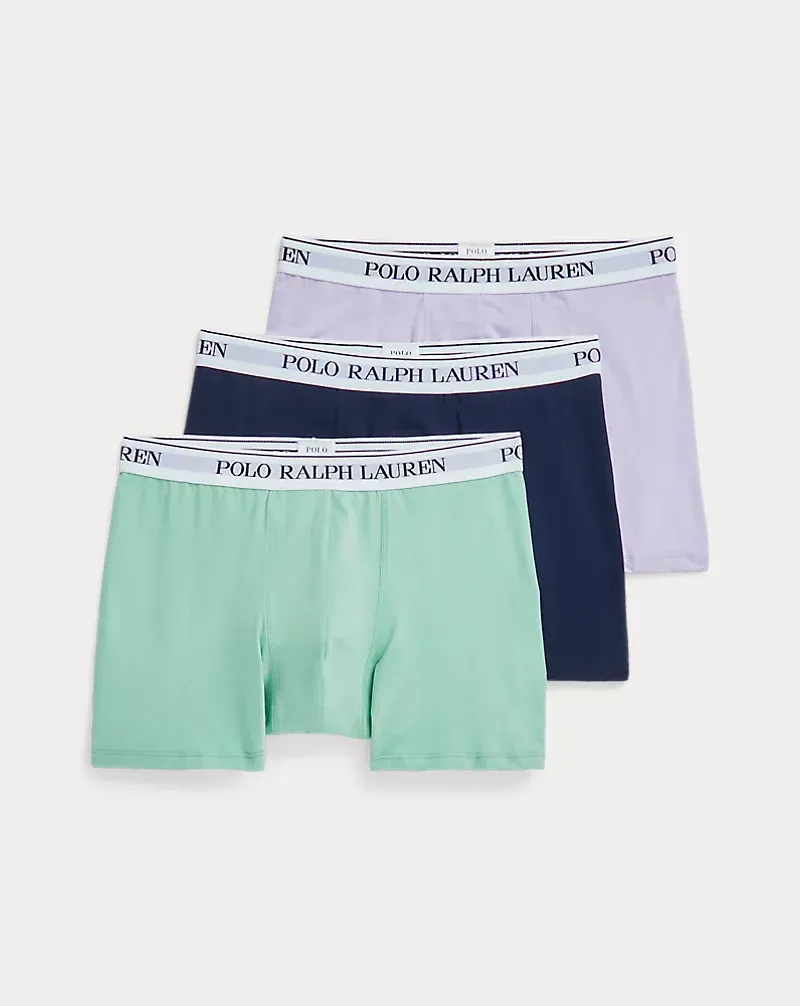 3pk Celadon/navy/purple